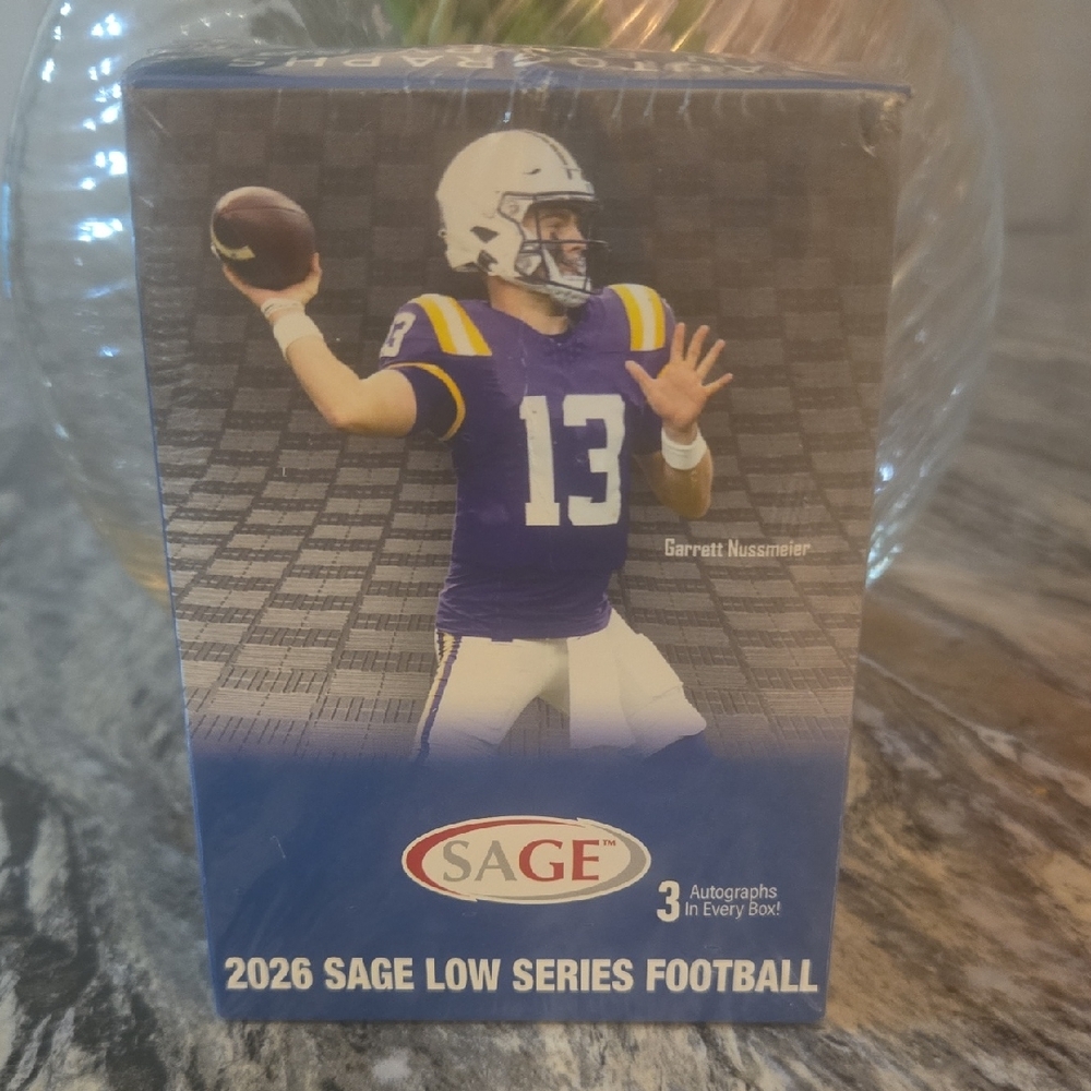 Sage 2026 Low Series Football Cards - Purple and White